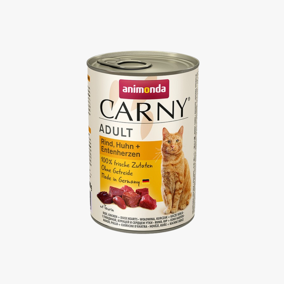 Animonda Carny Adult Cat Food – Beef, Chicken & Duck Hearts 400 g