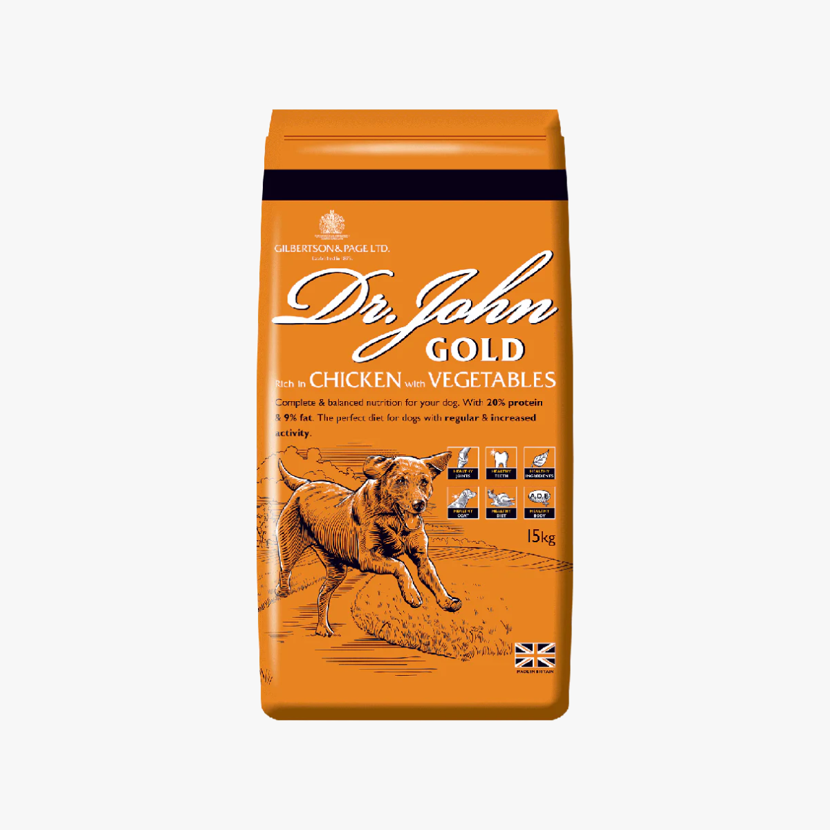 Dr. John Dog R/I Chkn W/Veg 15Kg Bag
