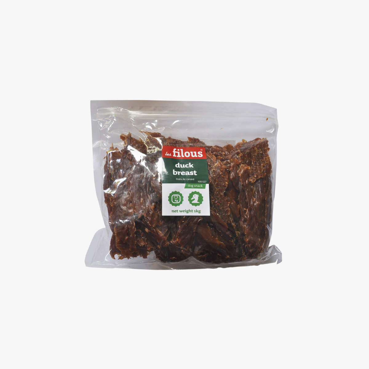 Eurosiam Les Filous Duck Breast Dog Treats 1kg