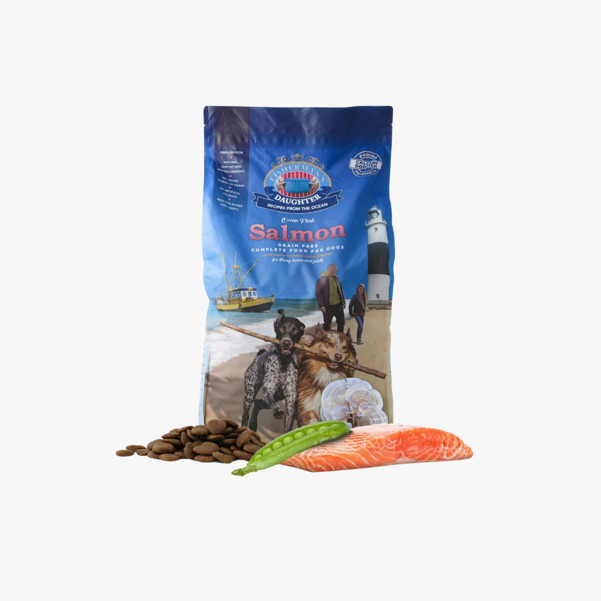 Fisherman’s Daughter Salmon & Potato Adult Dog Food – Large Kibble 10kg