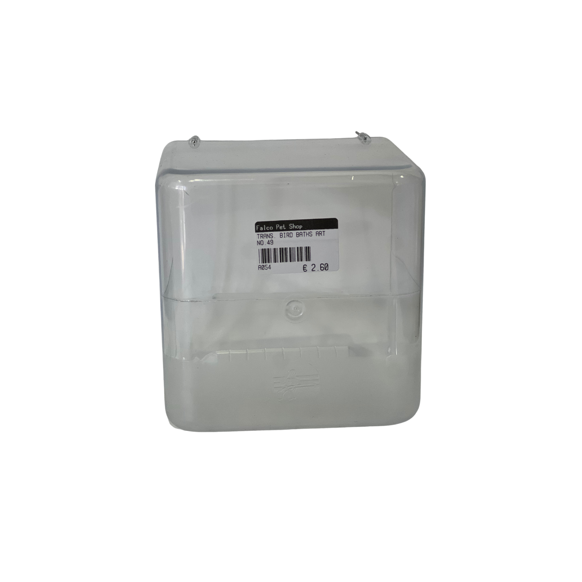 Transparent Bird Bath for Cage Birds – Art. No. 49