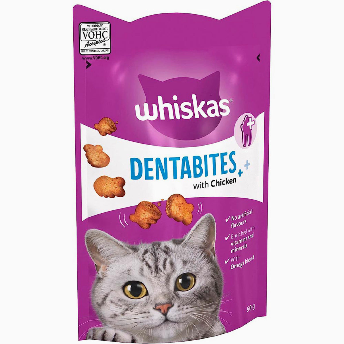 Whiskas Denta Bites Chicken - 8X50G