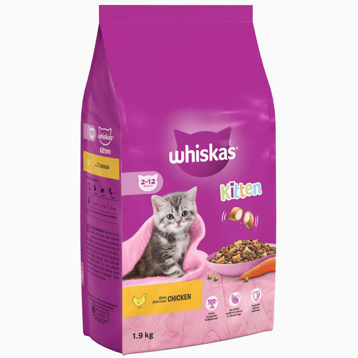 Whiskas Junior Dry Chicken - 6X1.9Kg