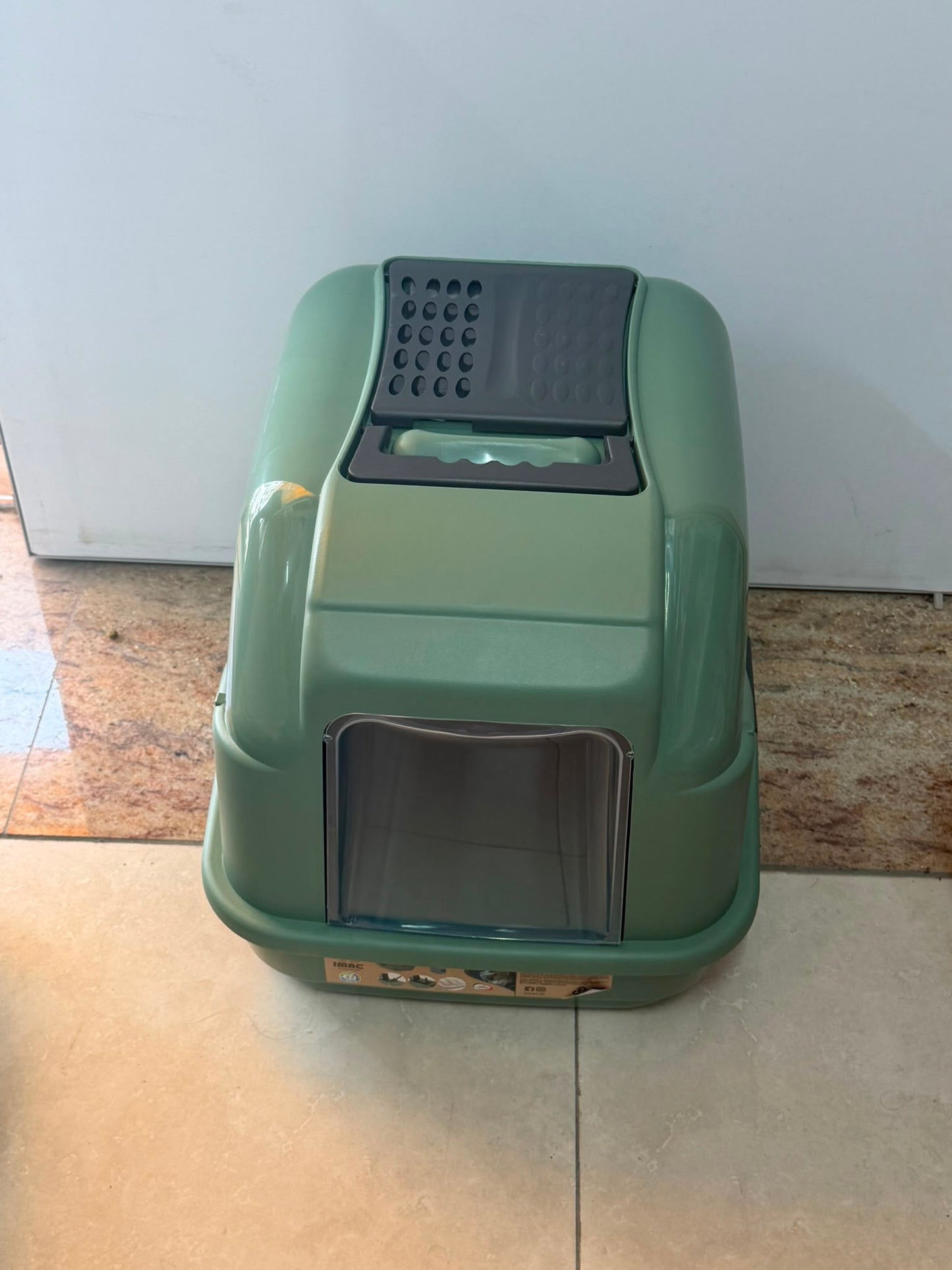 EASY CAT GREEN LITTER BOX 50X40X40CM