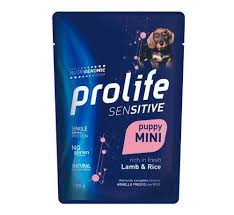 Prolife Dog Sensitive Puppy Mini Pouch Lamb With Rice 100G