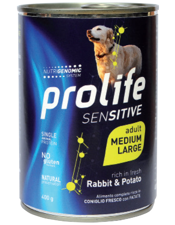 Prolife Sensitive Adult Rabbit & Potato – Medium/Large 800g