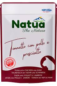 Natua Pouch Cat Tuna With Chicken And Ham 70G