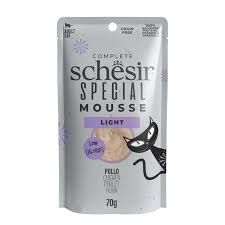 SCHESIR SPECIAL MOUSSE LIGHT LOW CALORIE CHICKEN POUCH 70G