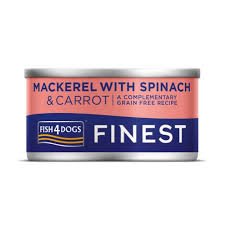 Fish4Dogs Finest Mackerel w/ Spinach and Carrot 85g