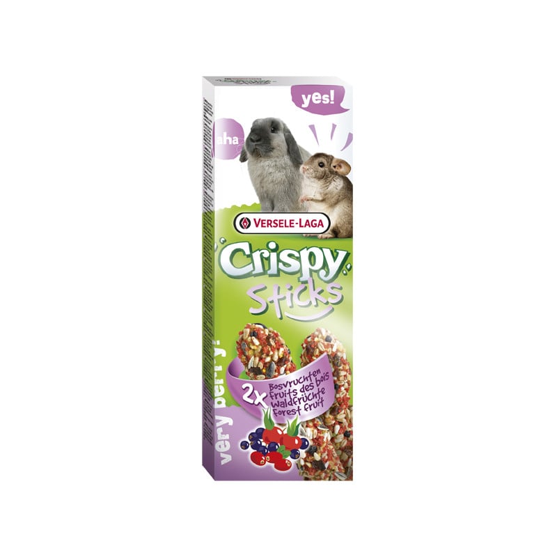 Versele-Laga 2x Crispy Sticks Forest Fruits Flavour for Rabbits and Chinchillas