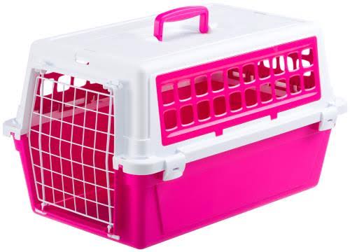 Ferplast Atlas 20 Trendy Transparent and pink Cat Carrier
