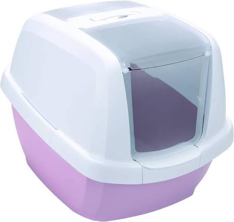 Imac Maddy Cat Litter Box w/ Filter, Scooper and Back Entrance also Suitable for Larger Cats