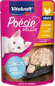 Vitakraft Poésie Délice Junior in Sauce Turkey Flavoured 85g