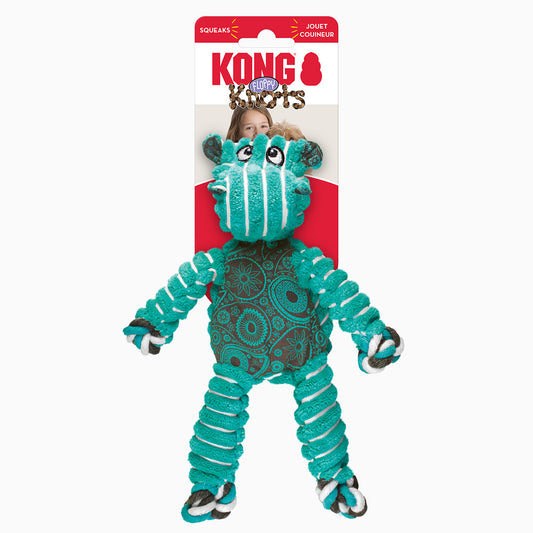 KONG Glju04082 Kong Floppy Knots Hippo