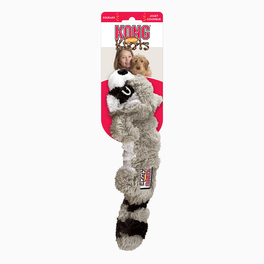 KONG Glju03551 Kong Scrunch Knots Racoon