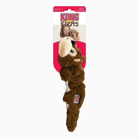 KONG Glju03552 Kong Scrunch Knot Squirrel