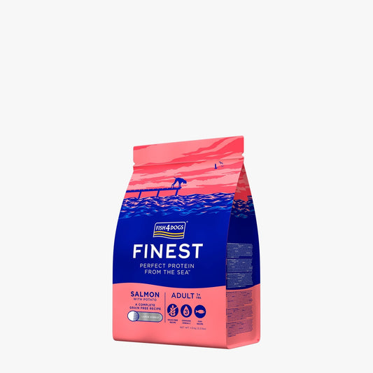Fish4Dogs Finest Adult Salmon with Potato (Large Kibble) 1.5x4kg