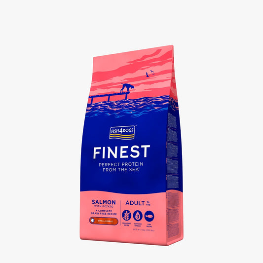 Fish4Dogs Finest Adult Salmon with Potato (Small Kibble) 6kg