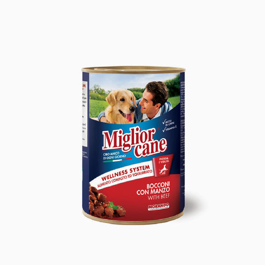 Miglior Cane Tin Bocconcini Beef 405g