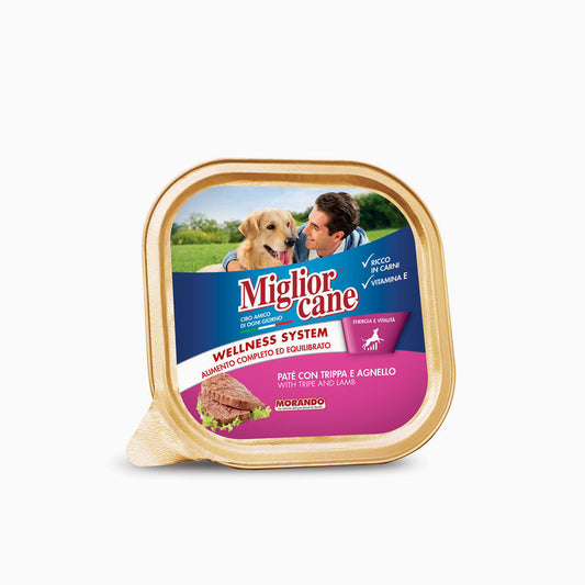 Miglior Cane Tray Tripe & Lamb 300g