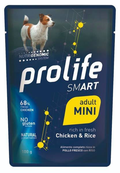 Prolife Smart Dog Adult Mini Pouch Chicken With Rice 100G