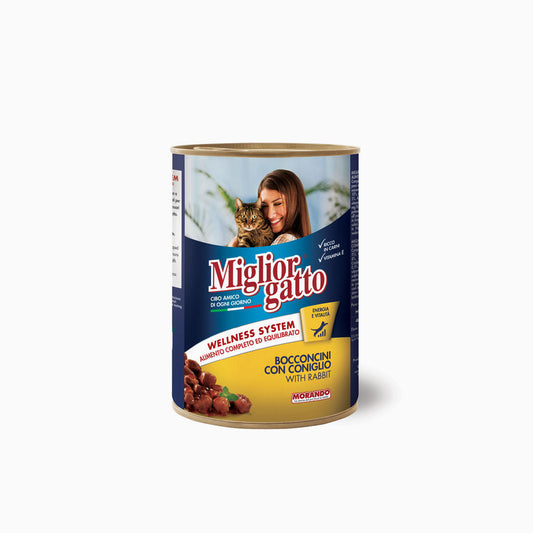 Miglior Gatto Tin Bocconcini Rabbit 405g