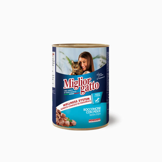 Miglior Gatto Tin Bocconcini Fish 405g