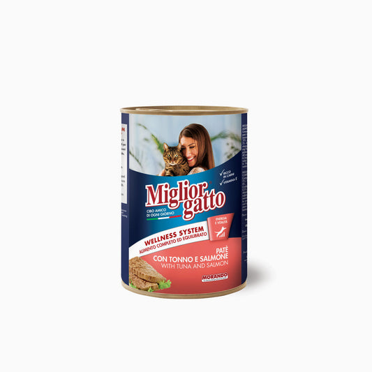 Miglior Gatto Tin Pate Tuna & Salmon 400g