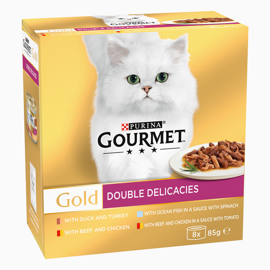 Gourmet Gold Duo Mv Beef & Chk 8X85G