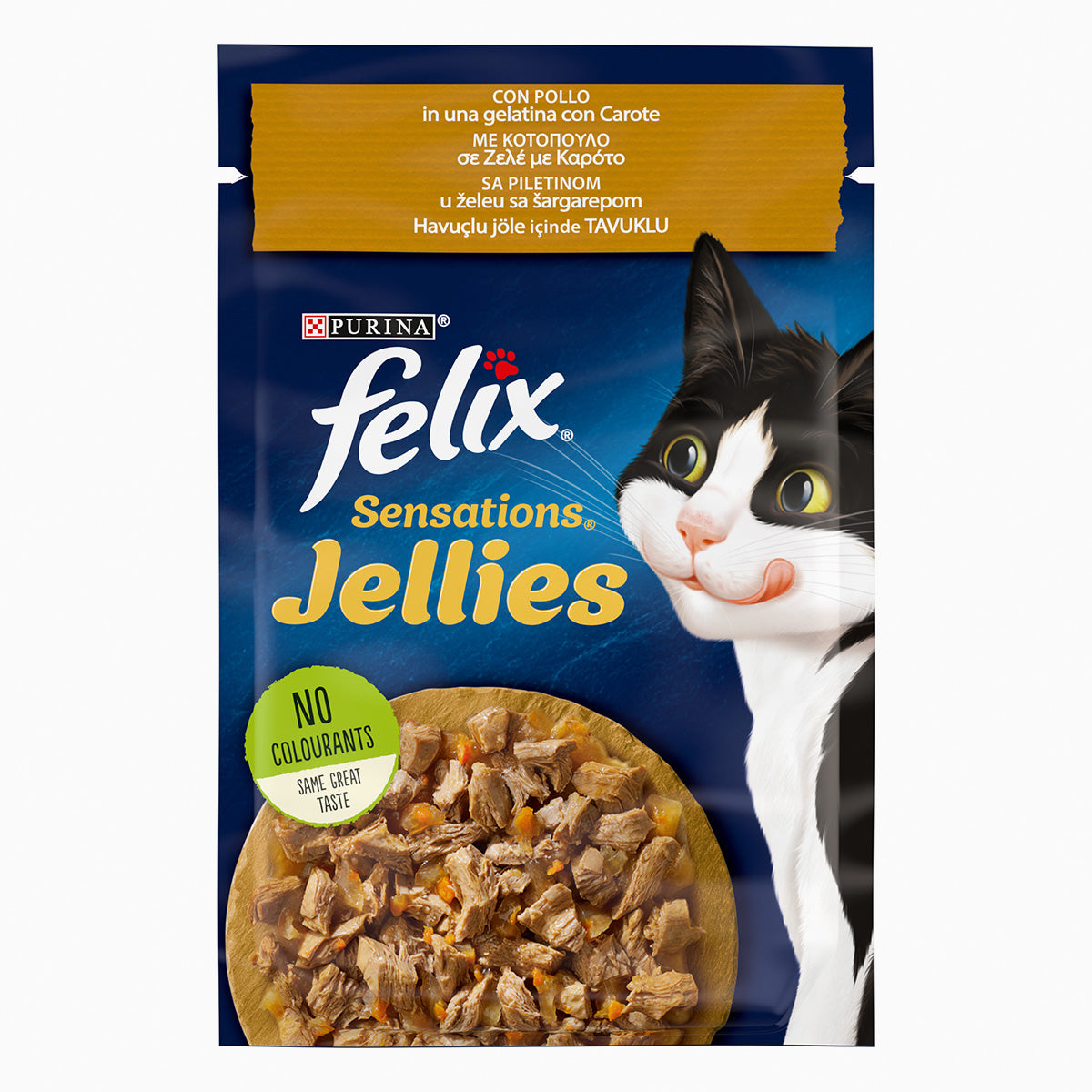 Felix Sensations Chk & Carrot 85G
