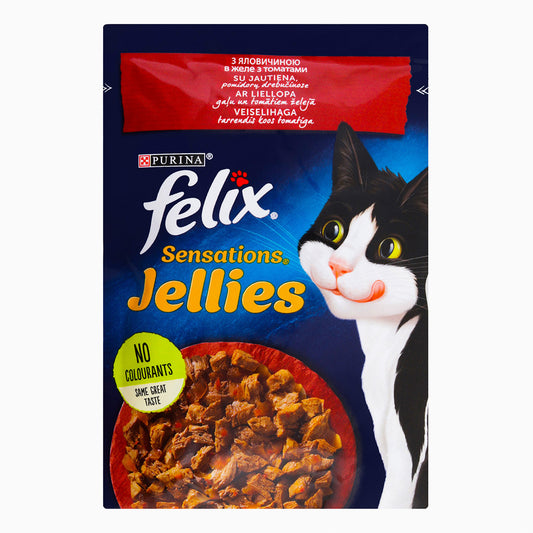 Felix Sensations Beef & Tomato 85G