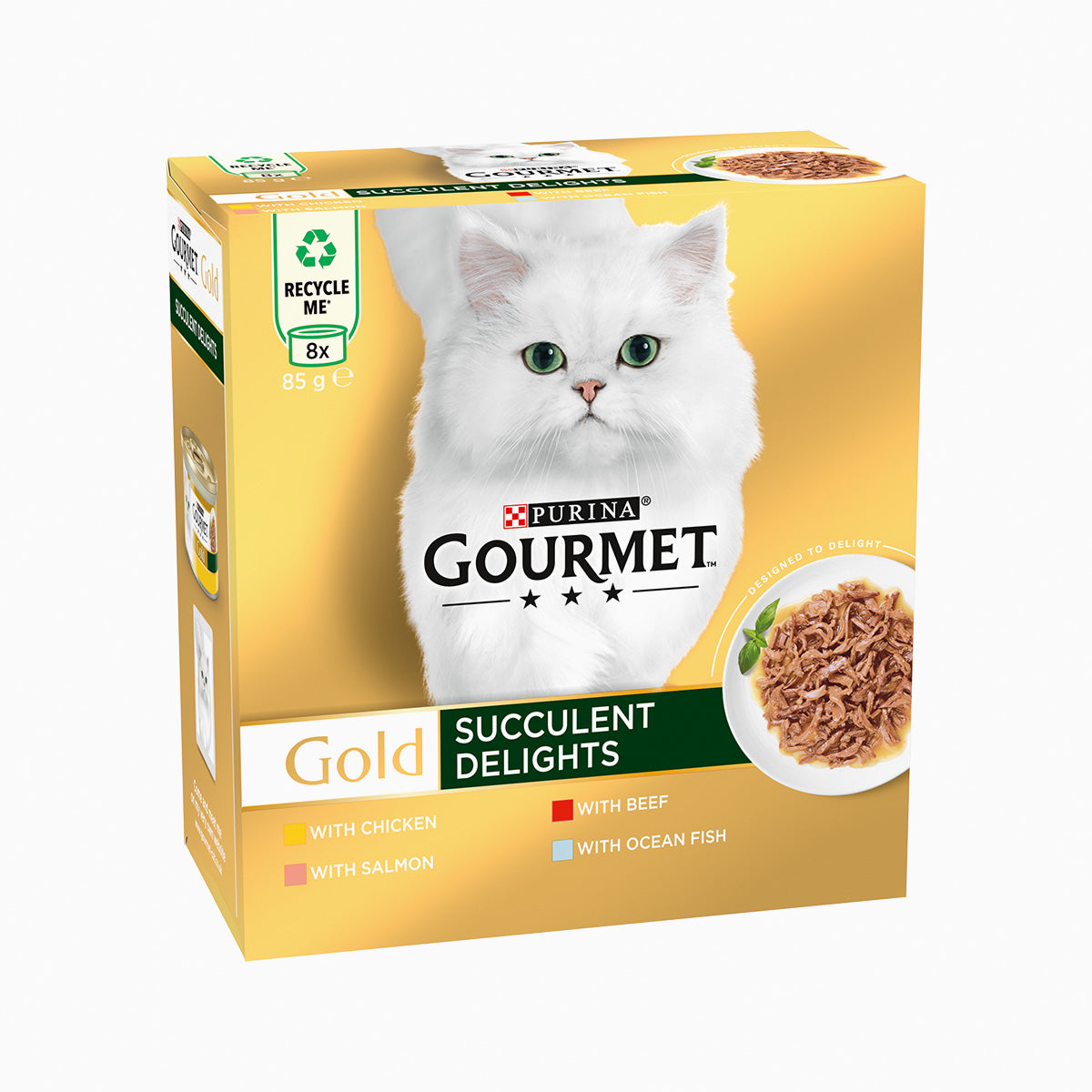 Gourmet Succulent Delights Chk 8X85G