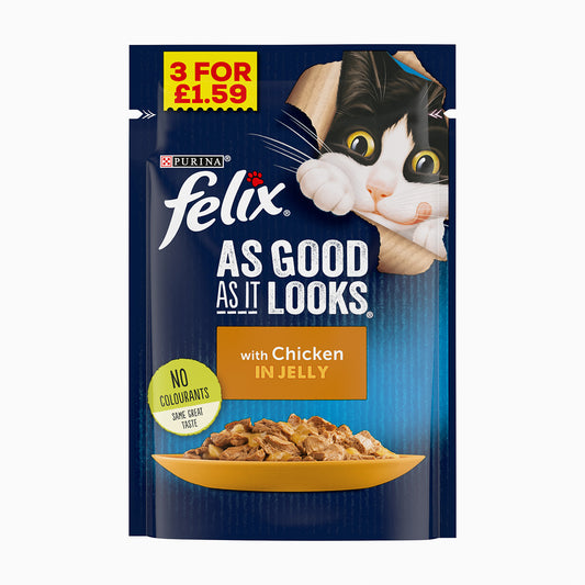 Felix Chick In Jelly Pouch X1 100G