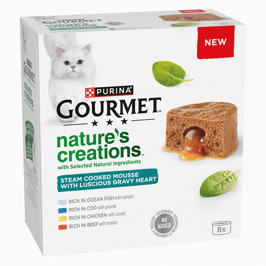 Gourmet Purina X8 Steam Ckd Mousse 680G