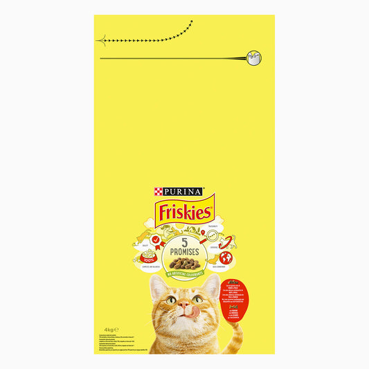 Friskies Gm Dry Man/Pol/Feg/Verd X 4Kg