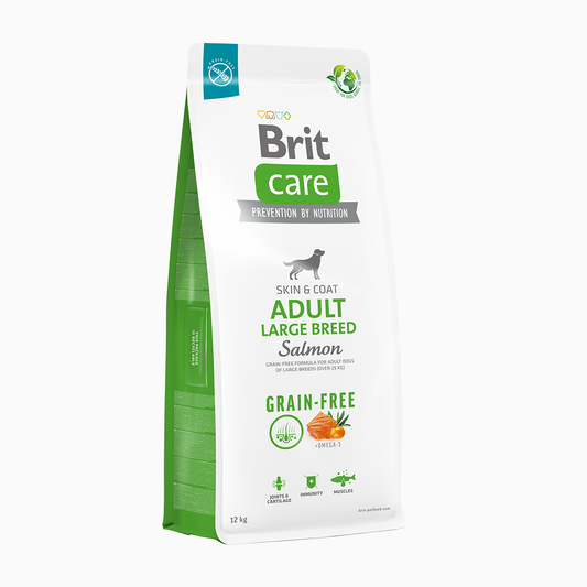 Brit Sp Dog Slm Gf Adt L 12Kg