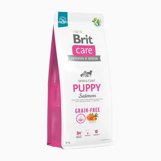 Brit Sp Dog Slm Gf Puppy 12Kg