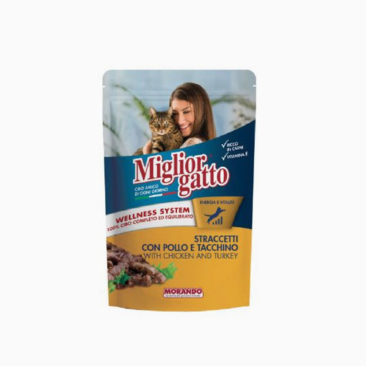 Miglior Gatto Pouch Chicken & Turkey 100g