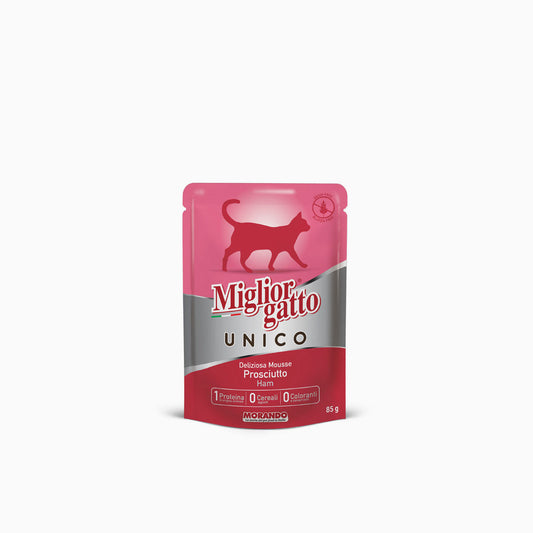 Miglior Gatto Unico Pouch Ham 85g