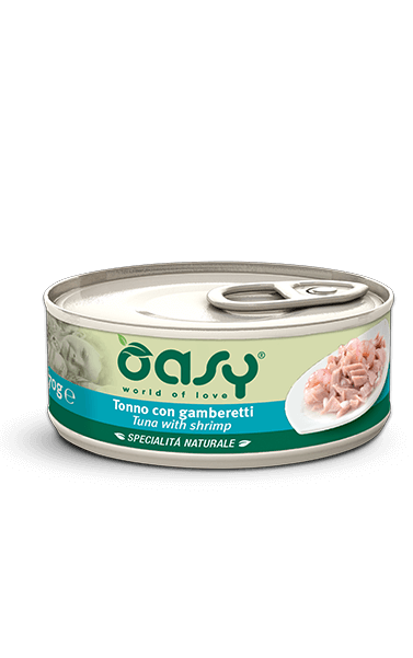 Oasy Wet Cat Natural Tuna Shrimp 150G