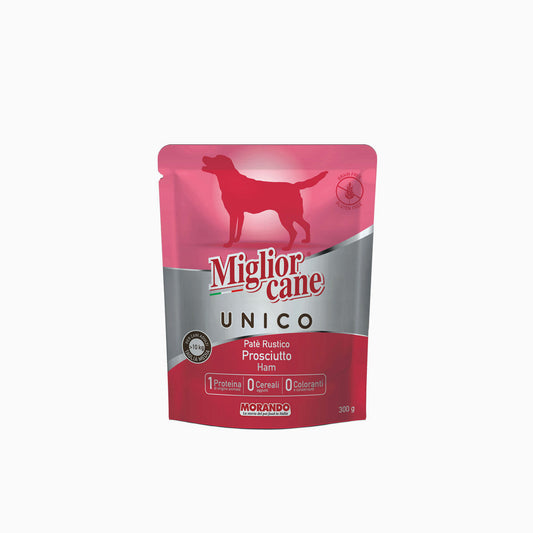 Miglior Cane Unico Pouch Ham 300g