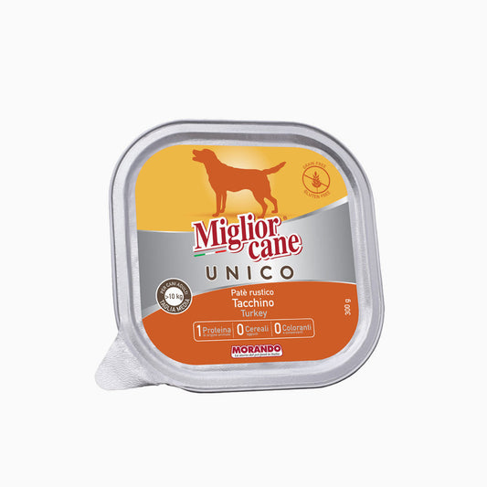 Miglior Cane Unico Tray Turkey 300g