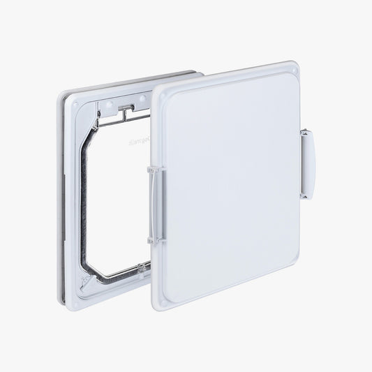 W-Ddw Wood Fitting Dog Door White