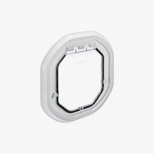 G-Ddslw Glass Fitting Dog Door Slim White