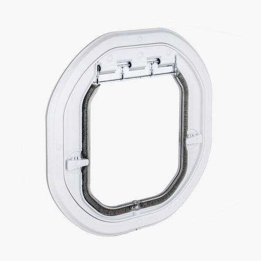 G-Iddslw Glass Fitting Interm Dog Door White Slim
