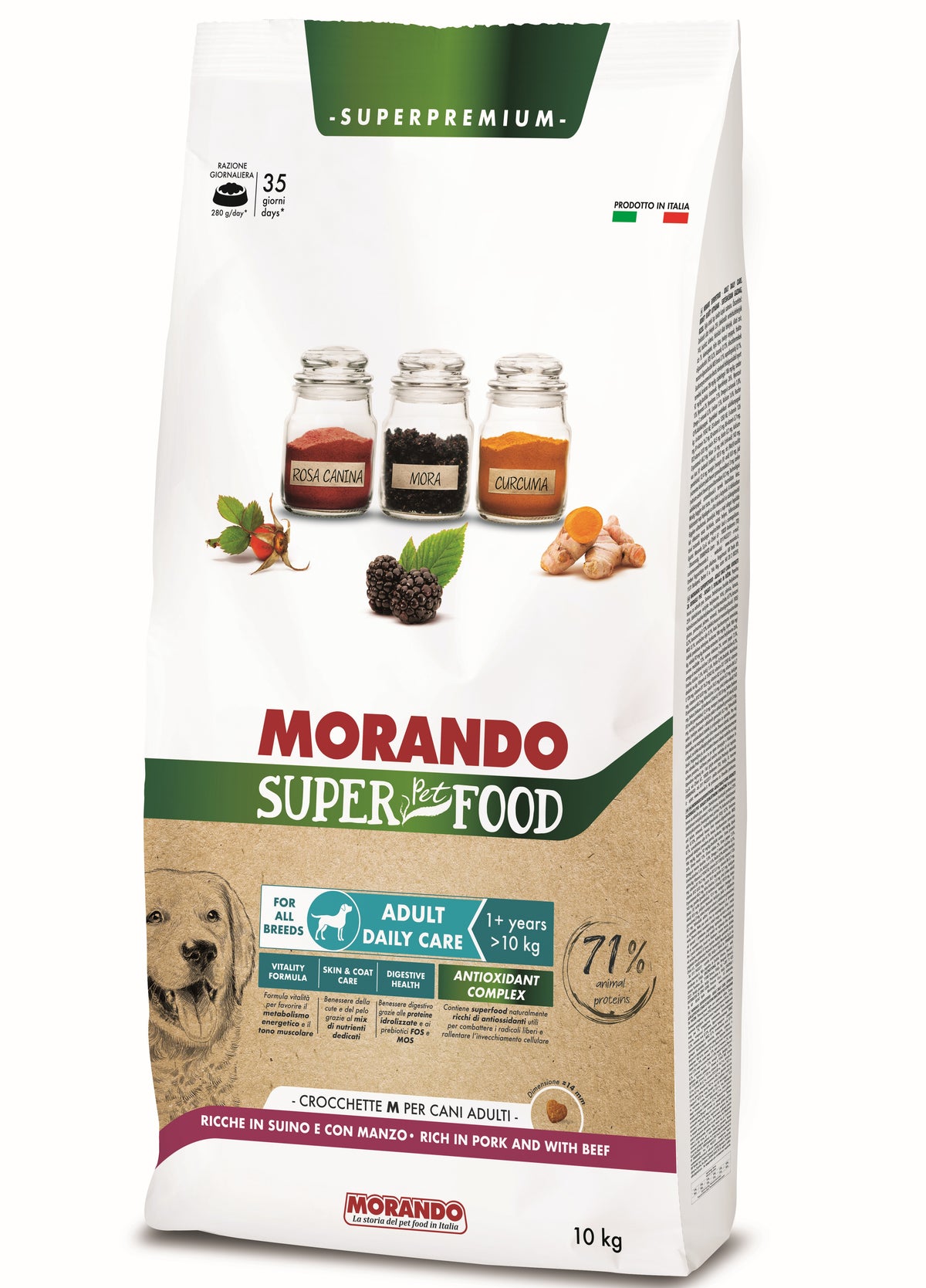Morando Super Food Adult Daily Care Dry Food Pork and Beef 10Kg