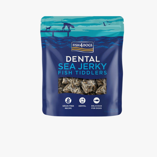 Fish4Dogs Dental Sea Jerky Fish Tiddlers 115g
