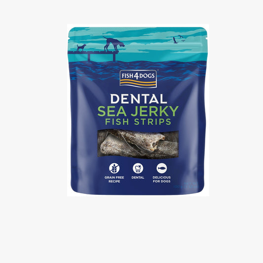 Fish4Dogs Dental Sea Jerky Fish Strips 100g