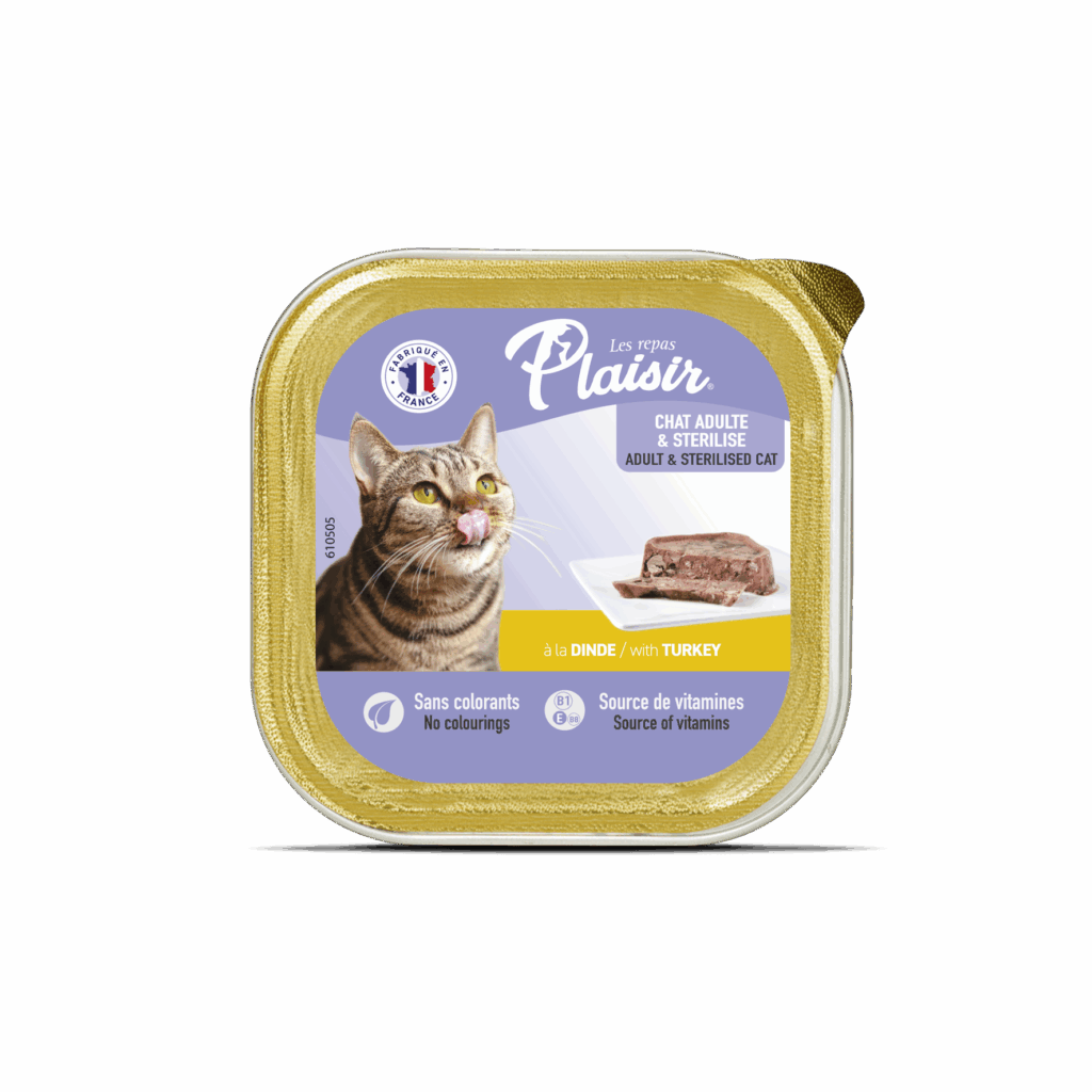 Plaisir Pate Sterilised Cat With Turkey