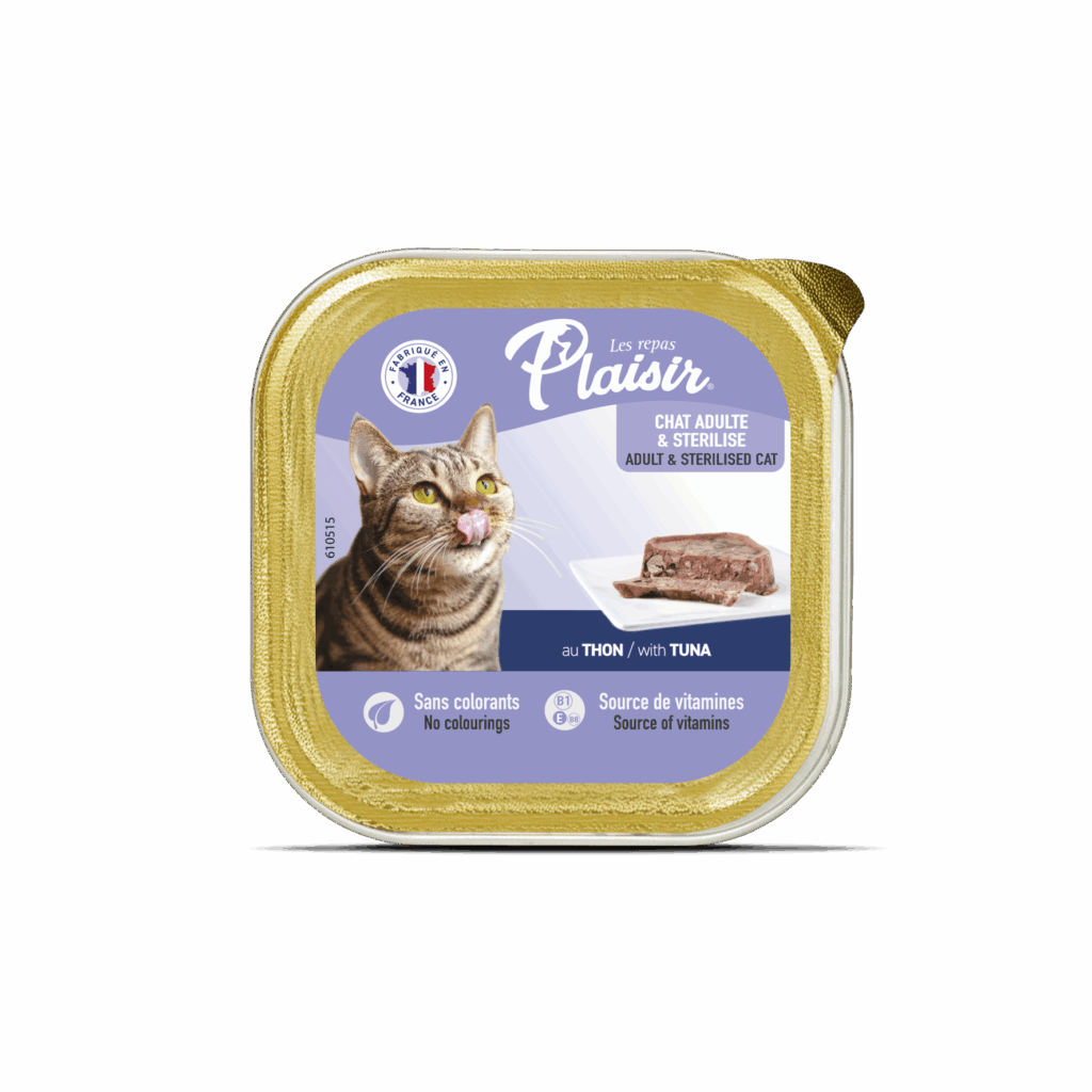 Plaisir Pate Sterilised Cat With Tuna